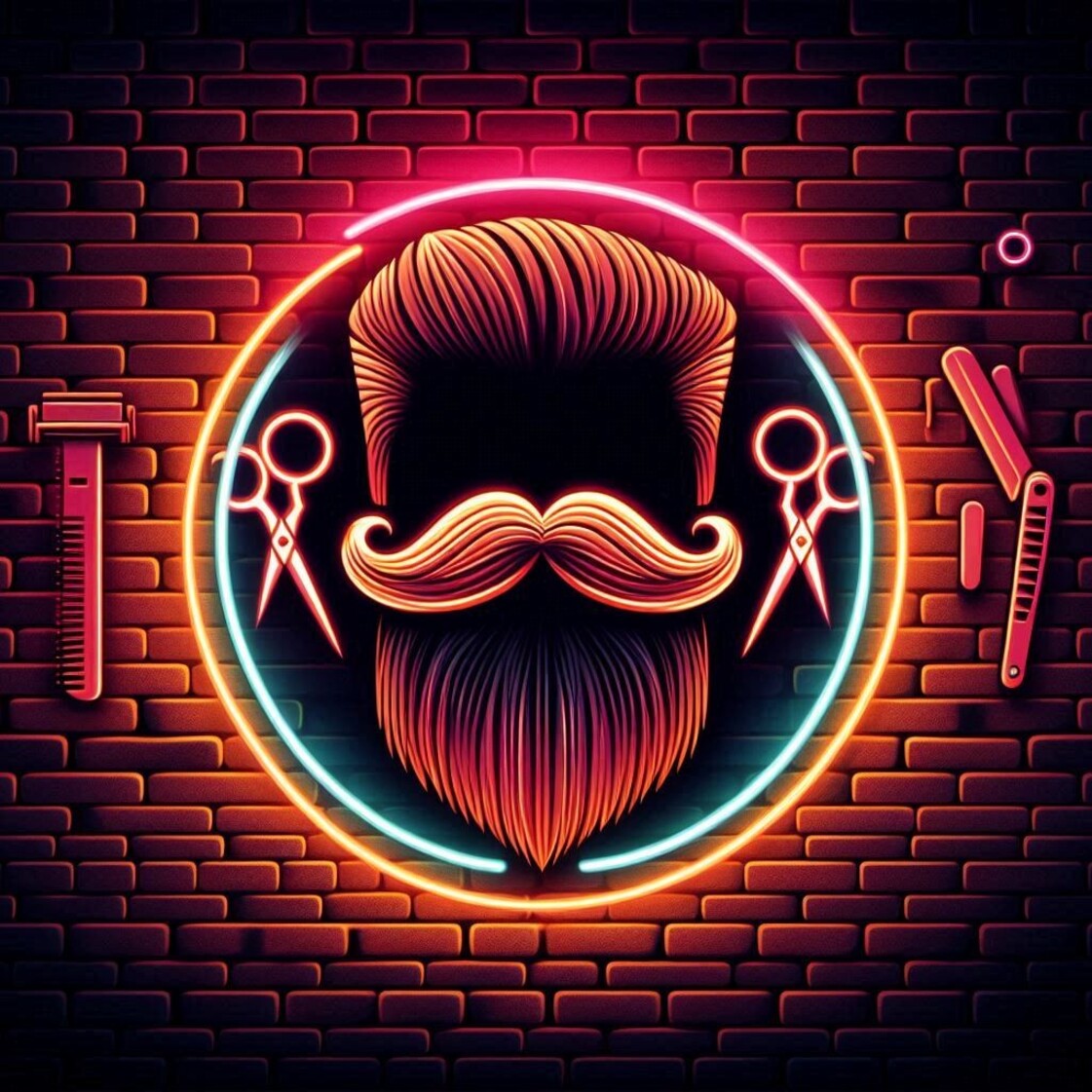 Pré-visualização de um site para barbearia