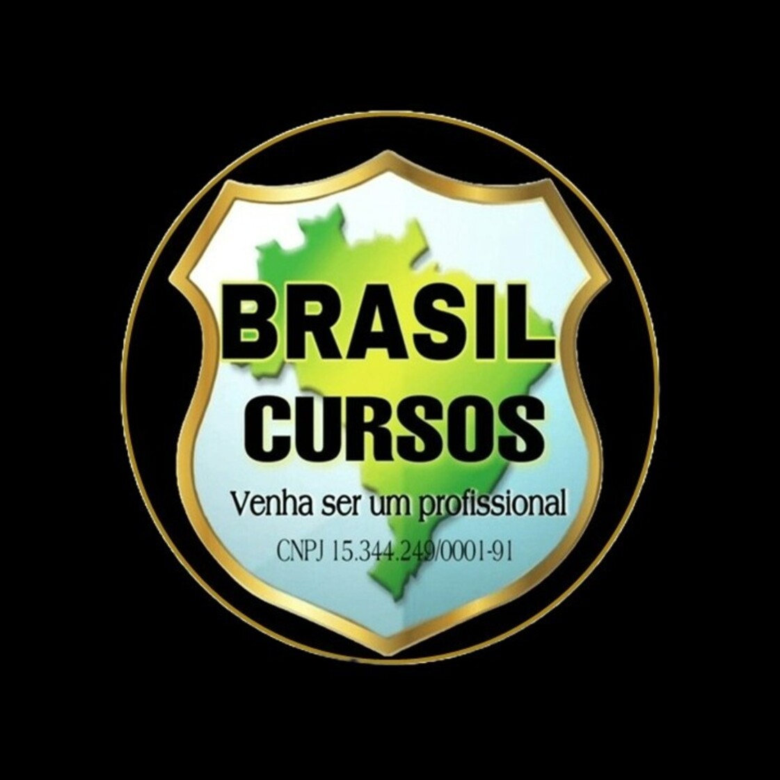 Pré-visualização de uma landing page para a Brasil Cursos